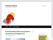 Tablet Screenshot of climatevulture.com